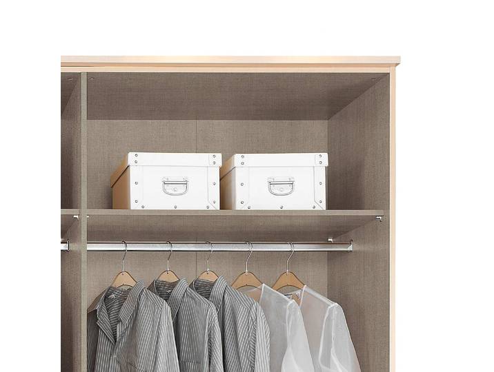 Einlegeboden Rauch 45 cm für Tiefe 57-62 45 x 1 x 48cm Beige 5er Set Spanplatte, bedruckt