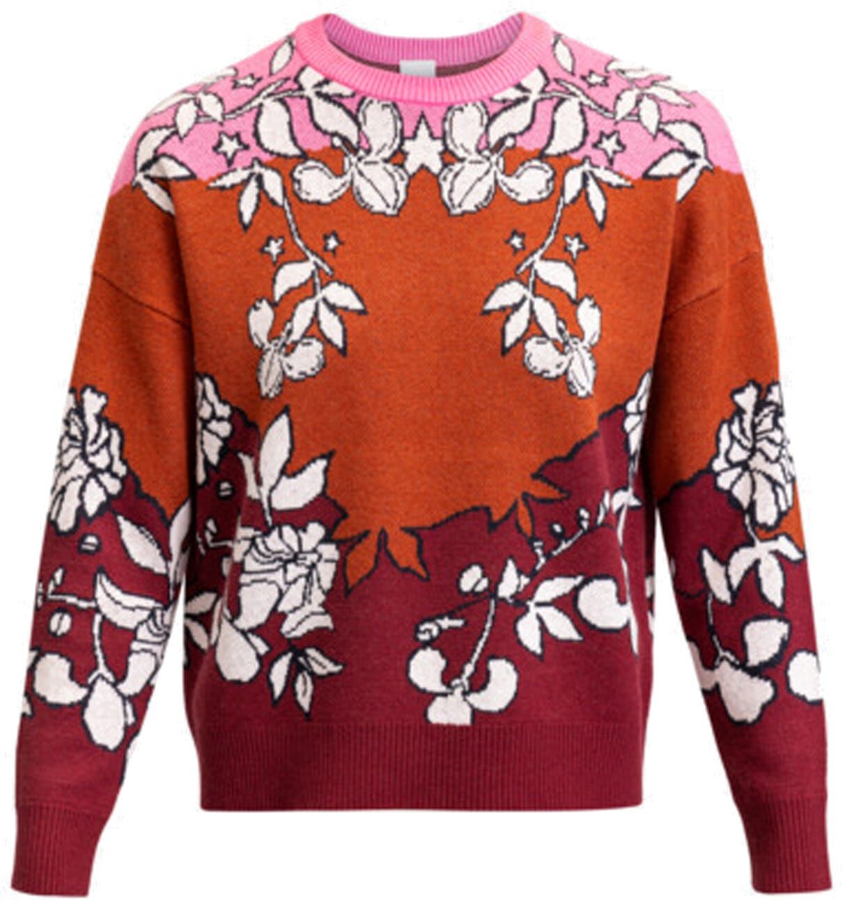 Roxy Roxy X Rowley Sweater BURNT HENNA LAUREL FLORAL