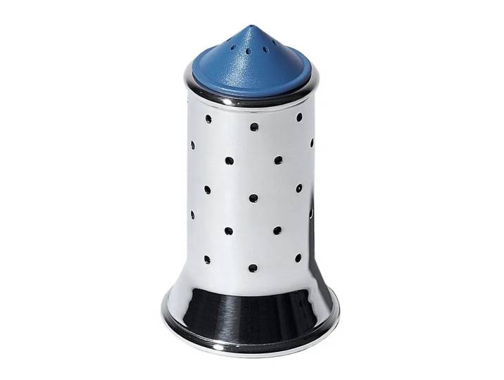 Alessi Salière Alessi bleu-acier inoxydable