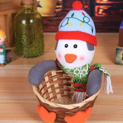Modern Home Fixes Merry Christmas Decorative Candy, Children's Candy Storage Basket, Desktop Pendant, Christmas Decorative Pendant penguin