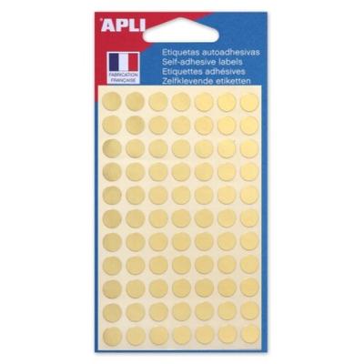 agipa APLI Markierungspunkte, rund, selbstklebend, gold