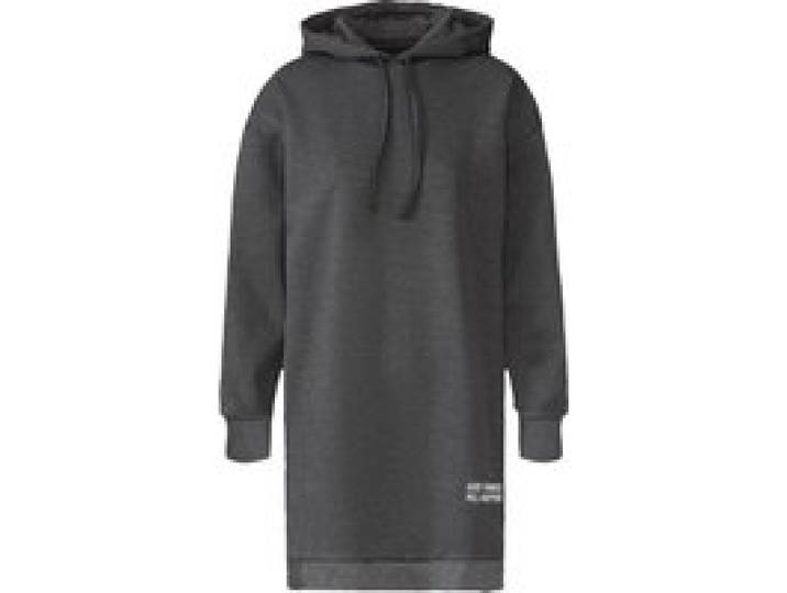 ESMARA® Robe de loisirs pour femmes au look oversize (gris foncé, M (38/40))