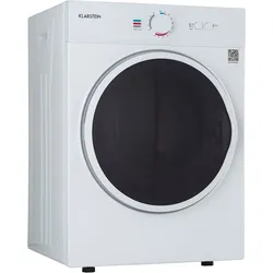 Klarstein Jet Set Mini-Wäschetrockner Ablufttrockner 1020W EEK G 3kg 50cm weiß Weiß