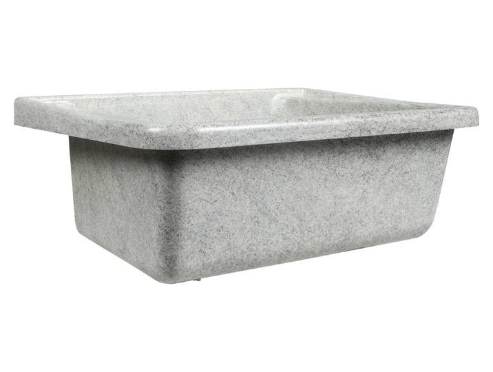 DiAqua Waschbecken Kunststoff Pluto Granit 18 × 50 × 40 cm