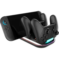 Nacon Gaming Tri Charging Station (Switch 2), Schwarz