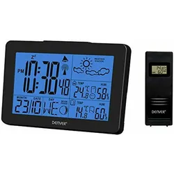 Denver Wetterstation, Wetterstation, Schwarz