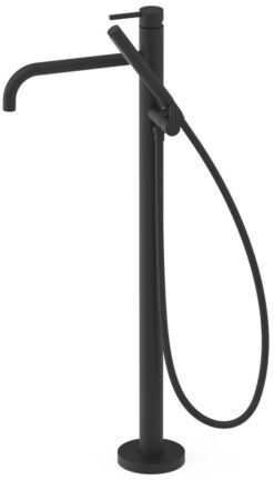 Tres Armaturen Tres Study Wannenarmatur für Standmontage 26247005NM schwarz matt