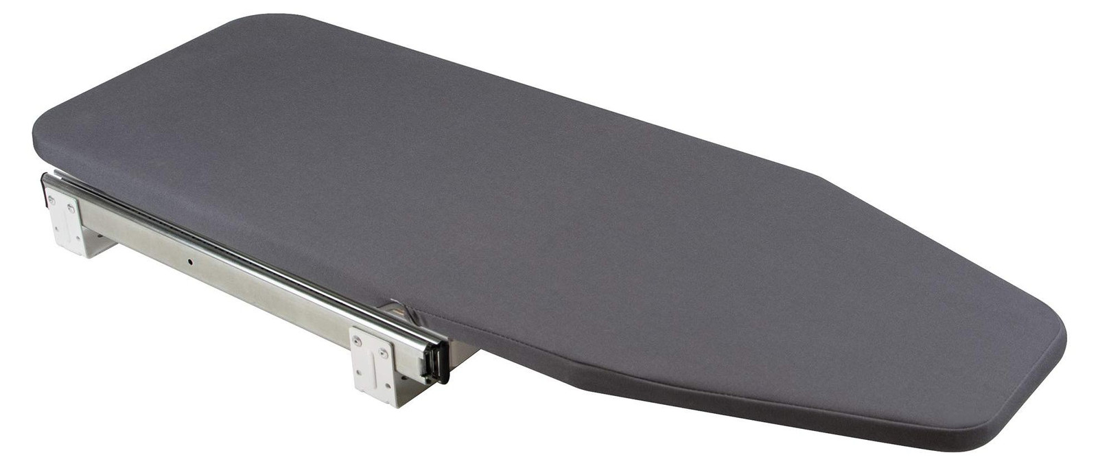 Emuca Iron 180º Opklapbare strijkplank voor meubels, zilverkleurig