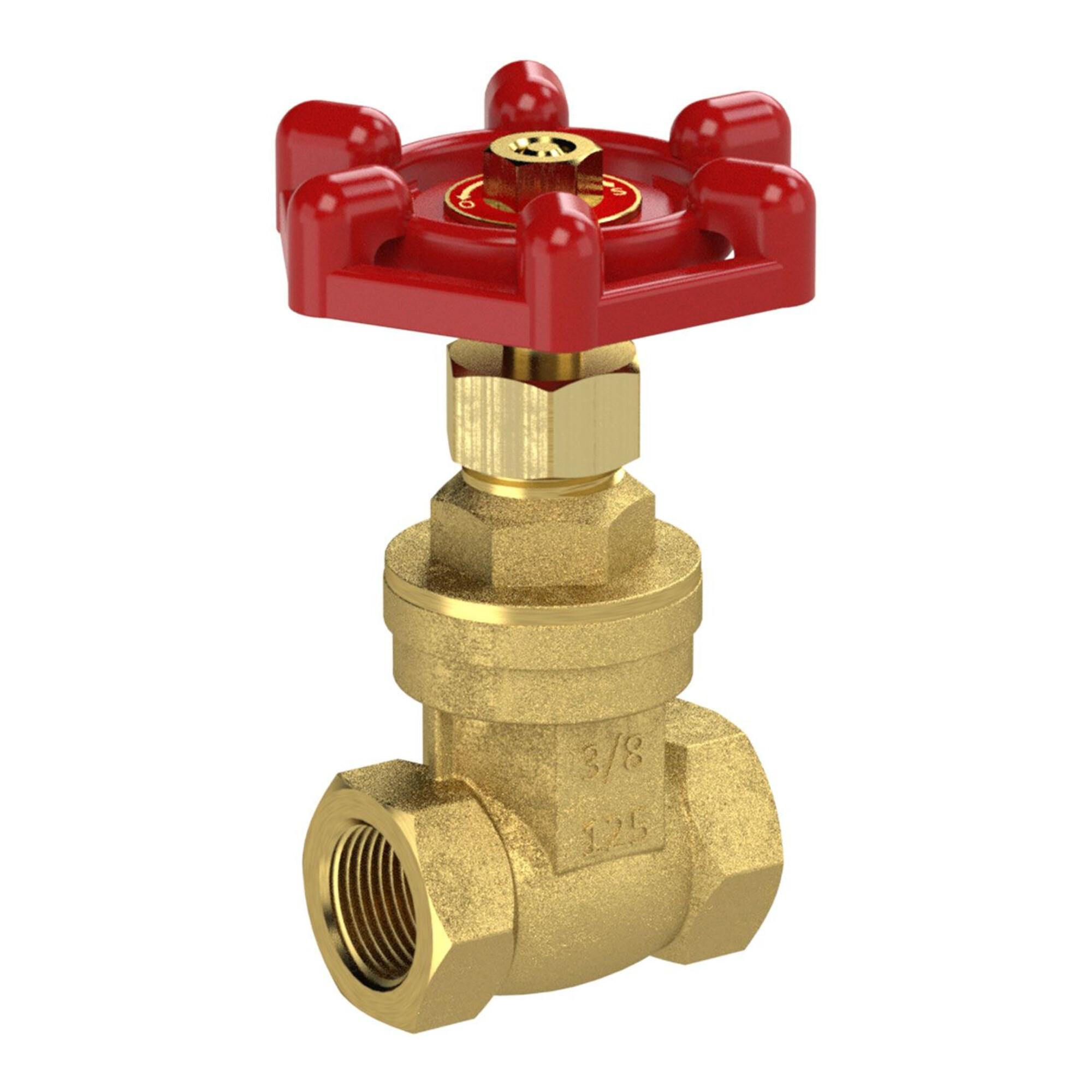 Riegler Muffen-Absperrschieber, ohne Spindelhub, Messing, G 3, DN 70 (250.41)