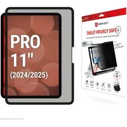 Displex Tablet Privacy Safe, Tablet Blickschutzfolie (1 Stk., Apple iPad Pro 11 2024), Tablet Schutzfolie