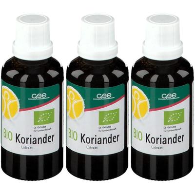 GSE Bio Koriander Extrakt 3x50 ml Konzentrat