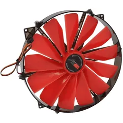 Airen Ventilátor FAN RedWingsGiantExtreme 250 LED RED (250x250x30mm) (250 mm), PC Lüfter, Rot, Mehrfarbig