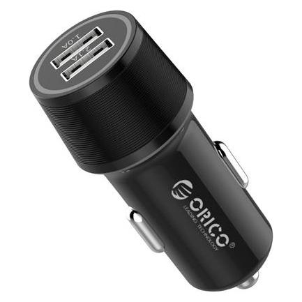 Orico autós töltő - UCC-2U-BK (Szivargyújtós, USB-A+USB-C, fekete) (AUTORICOUCC2UBKBP)