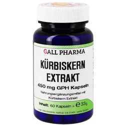 KÜRBISKERN EXTRAKT 450 mg GPH Kapseln 60 St