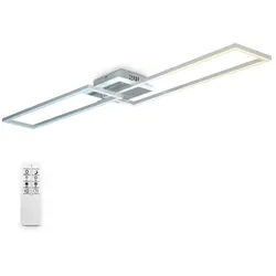 CCT LED Wand- und Deckenleuchte,chrom-alu, LED/40W