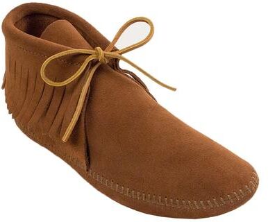 Minnetonka Classic Fringe - Mens 10 Brown Boot Medium
