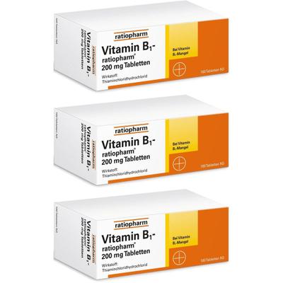 Vitamin B1-Ratiopharm 200 mg Tabletten x3 3x100 St