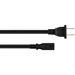 KM SK4070-S018 - Netzkabel, US Stecker, Typ A, 1,8 m, schwarz, C7