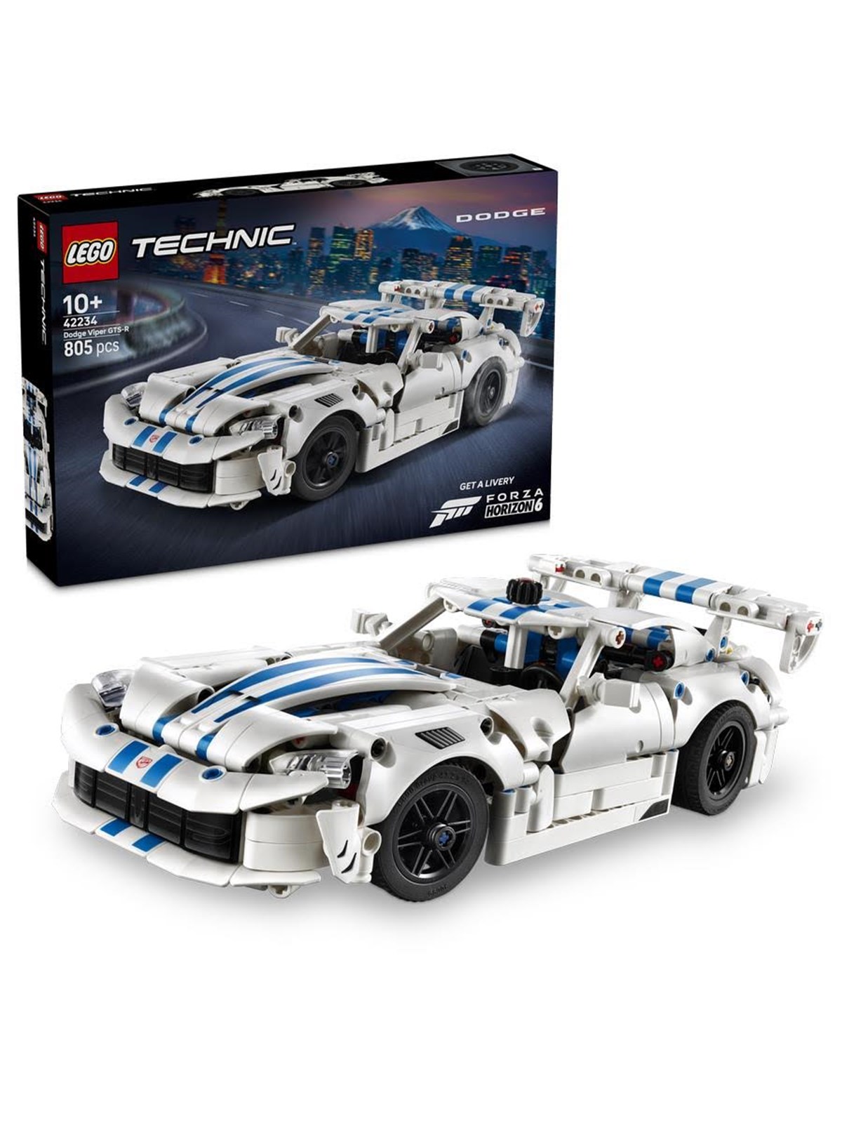 LEGO Technic 42234 Dodge Viper GTS-R Sportwagen