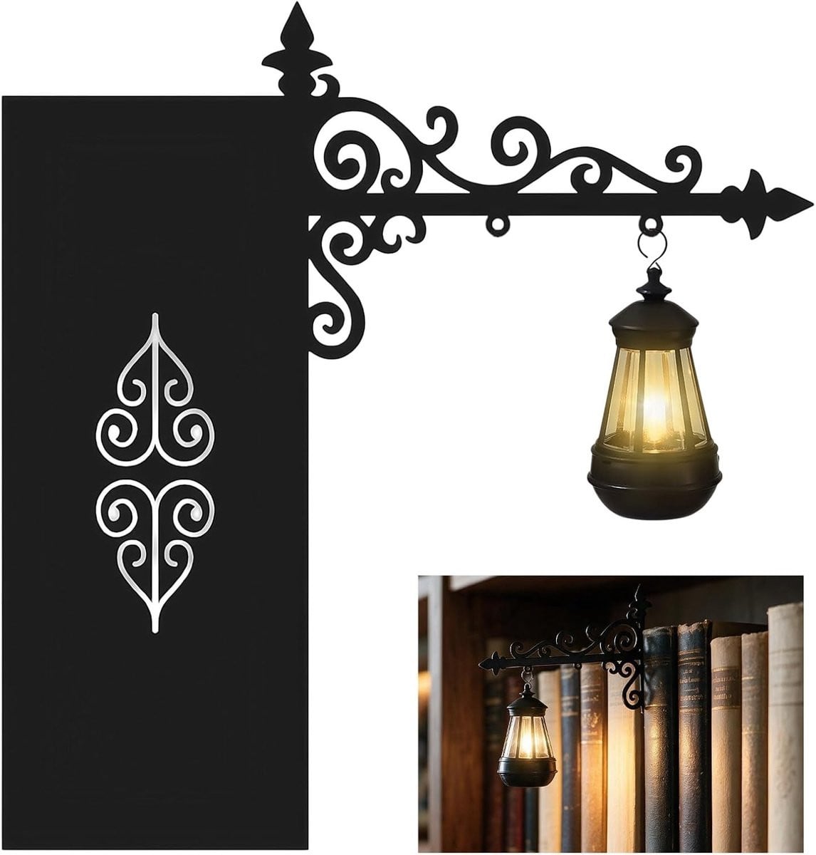 Decoratieve Boekenkast Lantaarn voor Sfeervolle Verlichting en Stijlvolle Accenten