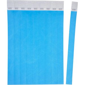 Zweckform Einlassbänder TYVBL-50, aus Tyvek, blau, 500 Stück