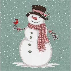Papierservietten "Schneemann", 33 x 33 cm, 20 Stück