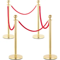 Stagecaptain PLS-150 Deluxe 4.4-200G Absperrständer Personenleitsystem 2,0m gold