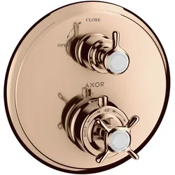 Axor, Duscharmatur + Badewannenarmatur, Montreux Thermostat Unterputz mit Absperrventil,1 Verbraucher