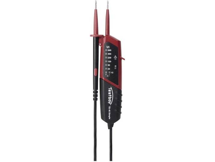 TESTBOY Testeur de tension bipolaire CAT III 600 V Acoustique\, LED