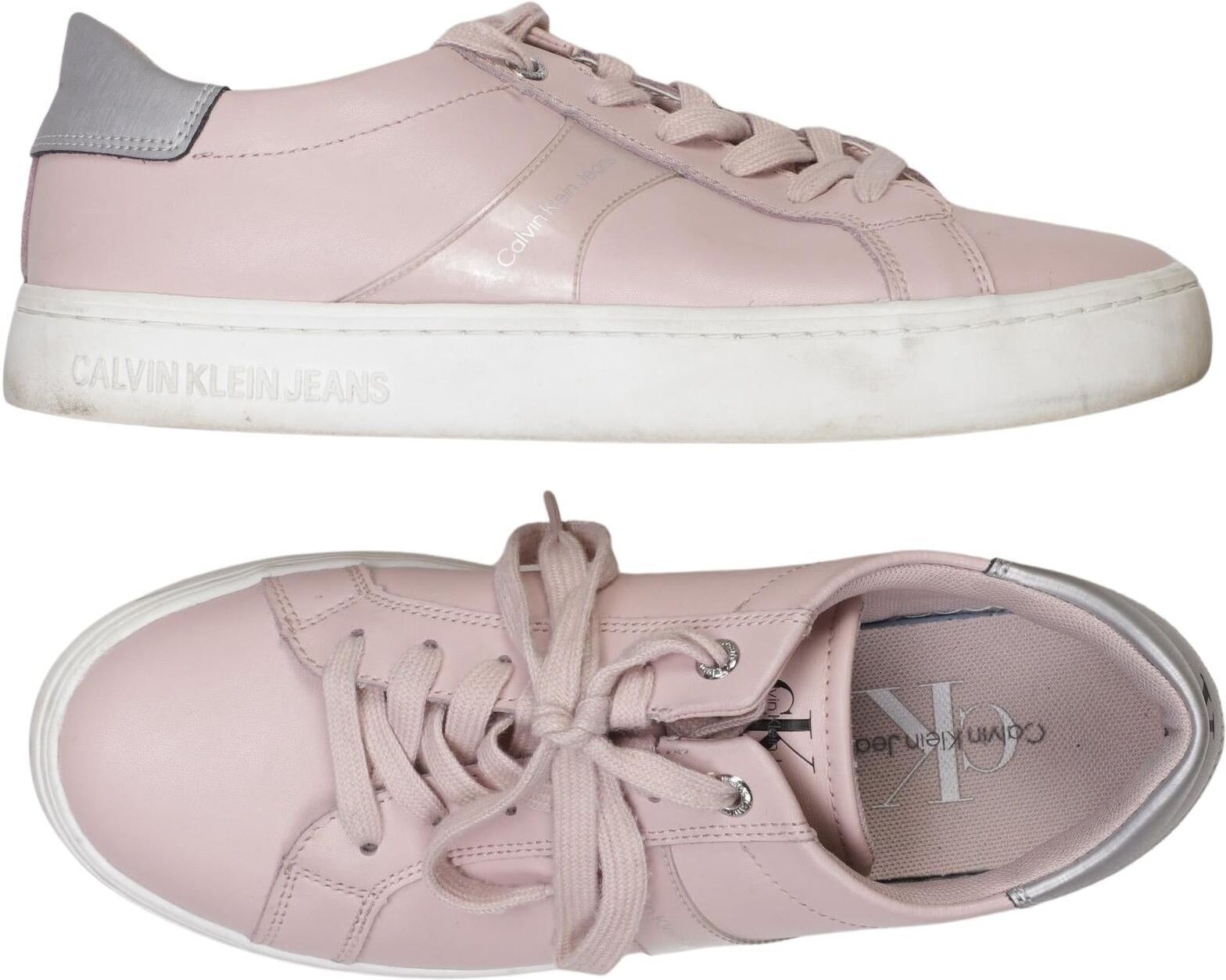 Calvin Klein Jeans Damen Sneaker, Pink, Gr. EU 38, Leder - Second Hand