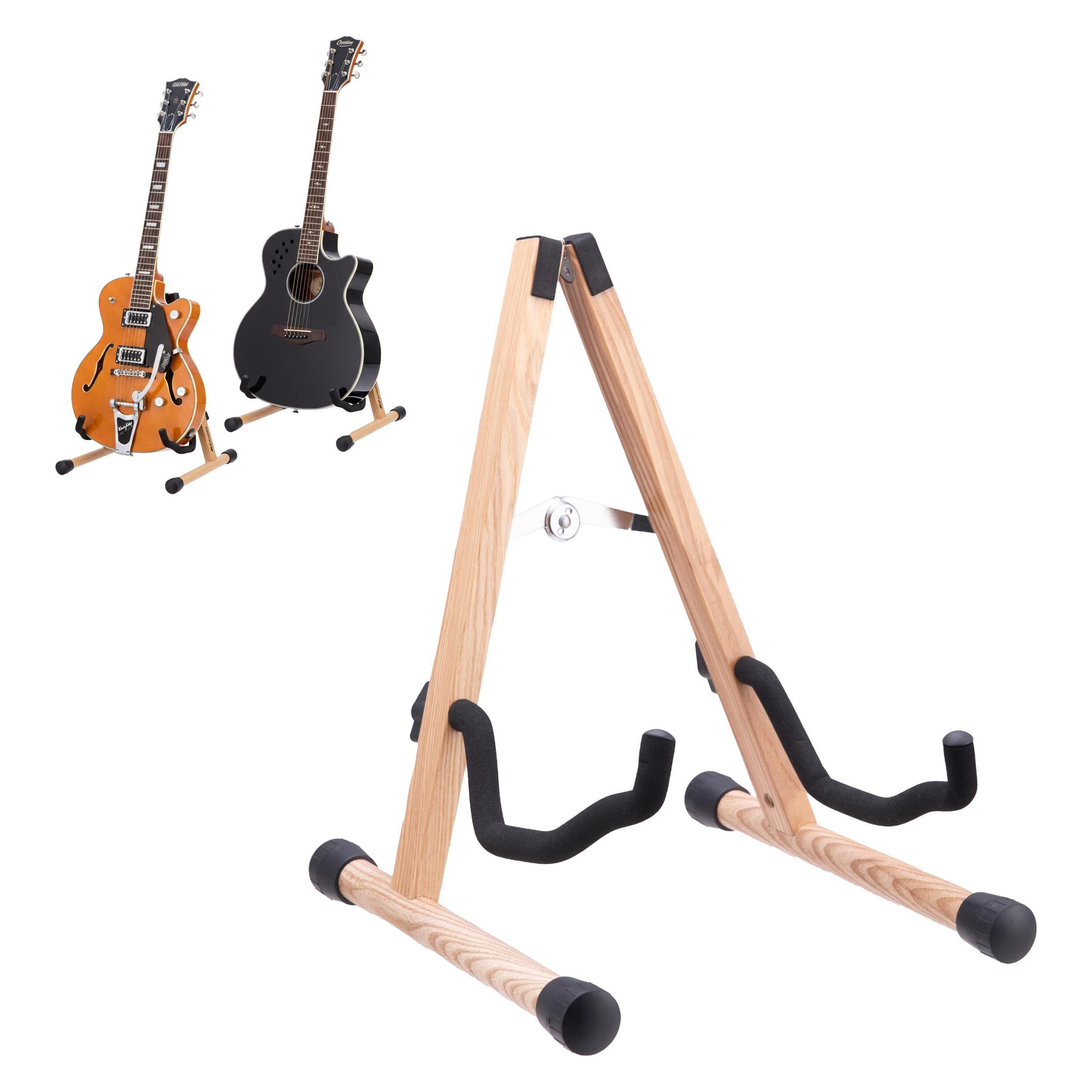 Relaxdays Gitarrenständer (E-Gitarre, Gitarre, Ukulele) (4052025857516)