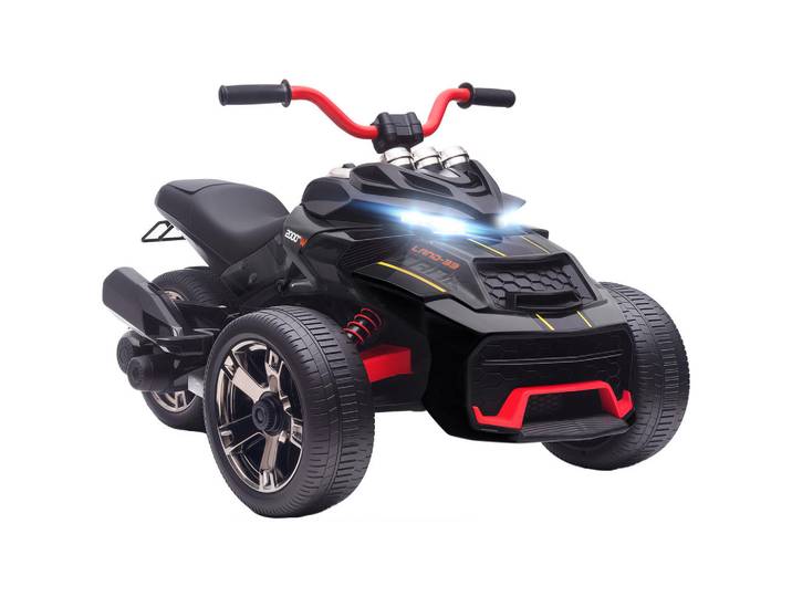 ComfortXL Elektro-Quad De-13071 2 Motoren Schwarz, Metall, 74x63x113 cm, Freizeit & Co, Gartenspielzeug, Kinder-Elektrofahrzeuge