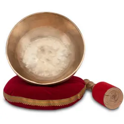 XDrum Therapeutic Klangschale Ton F / 1400 g Komplett Set