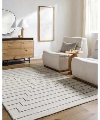 Livabliss Moroccan Bournemouth Stripe Area Rug