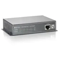 LevelOne GEP-0521 Netzwerk-Switch Unmanaged Gigabit Ethernet (10/100/1000) Power over Ethernet (PoE) Grau