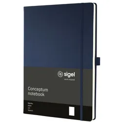 Sigel Notizbuch »Conceptum« blanko ca. A4 Hardcover blau
