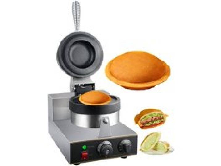 Machine à Hamburgers Professionnelle 220V - 1200W - Pour Burgers Pains Sandwiches - Cuisson Rapide et Uniforme