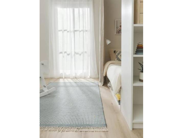 benuta Lytte Kinderteppich Bruno - Blau 120x170 cm - Baumwolle - Rechteckig - Pflegeleicht für Kinderzimmer