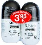 Farline Desodorante Invisible 48 H Efecto 2 X50 ml