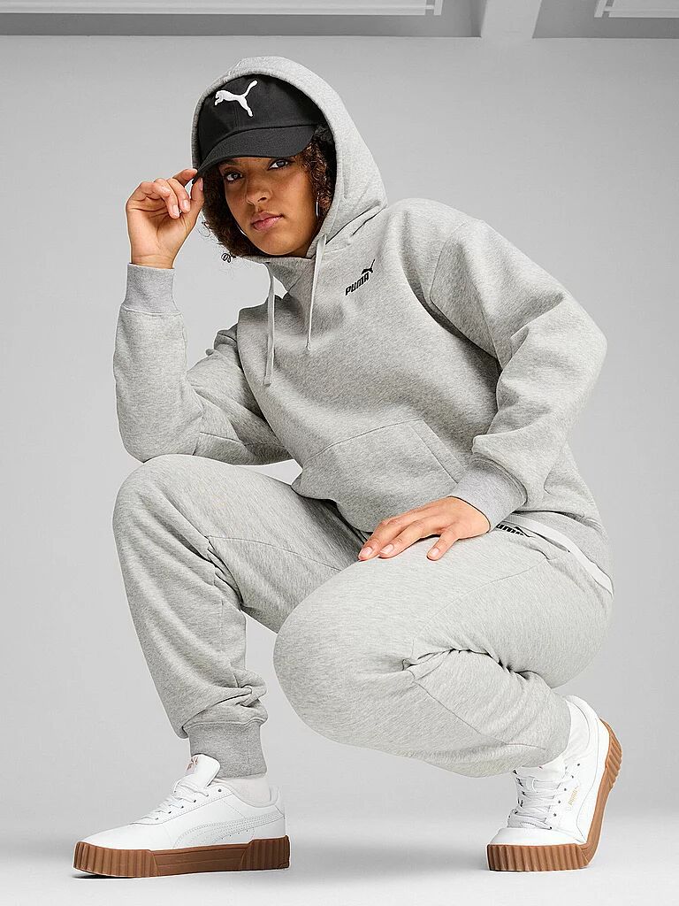 Puma Damen Jogginghose Comfort High Waist grau   XL W