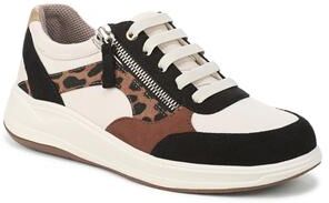 Women's Team Player Slip-On Sneaker by LifeStride in Beige Multi Leather (Size 7 M)