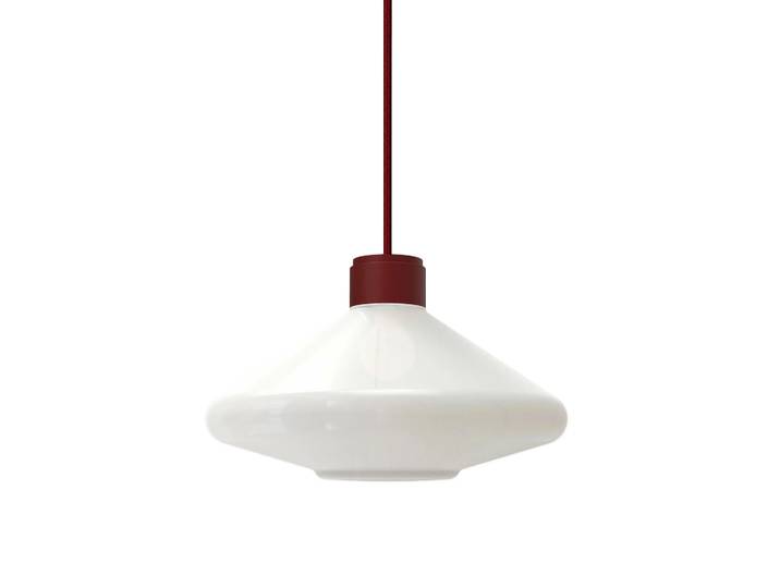 Örsjö Belysning Suspension Volver grande Rouge bœuf
