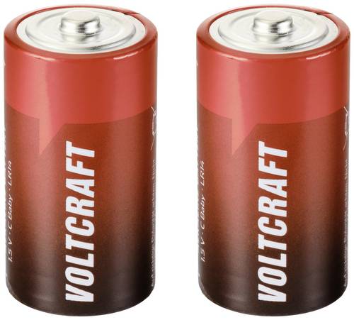 VOLTCRAFT Industrial LR14 Baby (C)-Batterie Alkali-Mangan 7500 mAh 1.5V 2St.