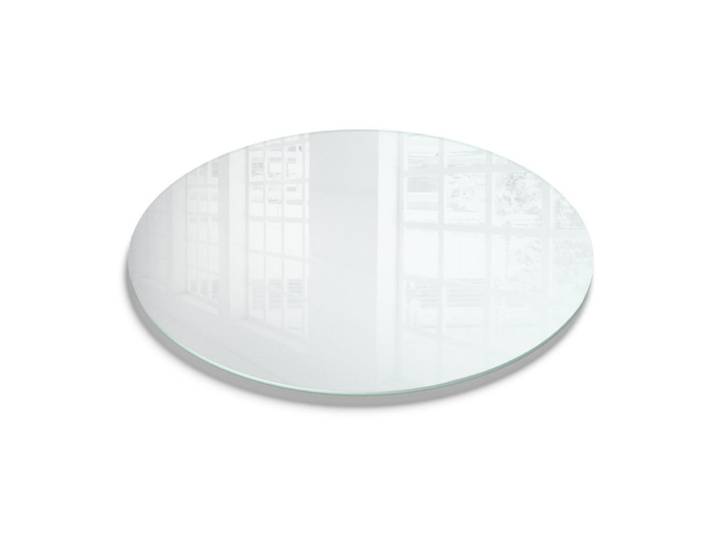 Tulup Glasplatte Milchglasfolie Ø70, Transparent, Glas, Rund, 70x0.4x70 cm, Esszimmer, Esstische, Tischsysteme