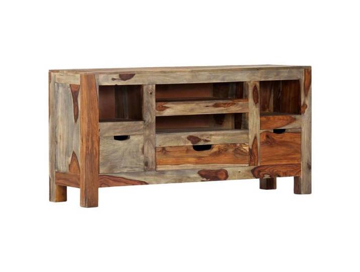 Rangement de cuisine - Buffet Gris 100x30x50 cm Bois massif - Buffet Vaisselier Rangement@739177