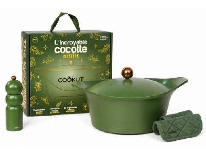 Cookut - Cocotte Coffret Noel L'incroyable 28cm Fougere