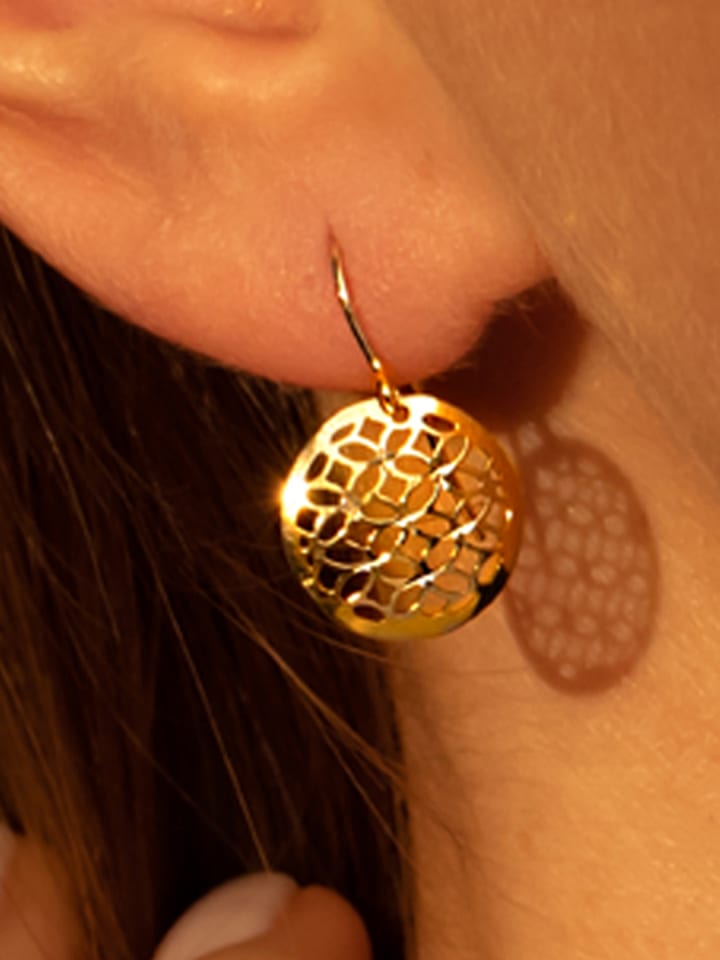 OR ÉCLAT Gold-Ohrhänger "Dandelion" - onesize