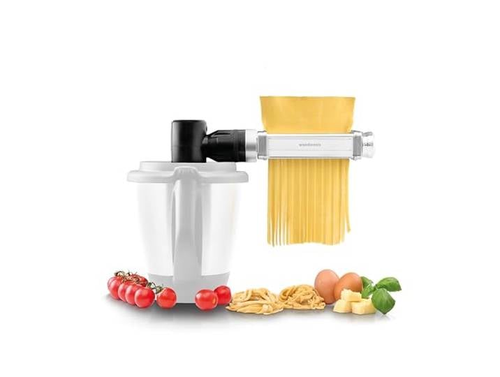 Wundermix - Nudelmaschine für Thermomix, WunderCentix® Set 3-teiliger Nudelaufsatz, Lasagne, Fettuccine & Spaghetti selbst machen, TM6 TM5 Zubehör, einfache Handhabung & Reinigung