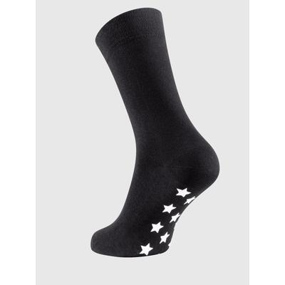 Socken WÄSCHEPUR, Damen, Gr. 135, schwarz, 78% Baumwolle, 20% Polyamid, 2% Elasthan, Socken Socken