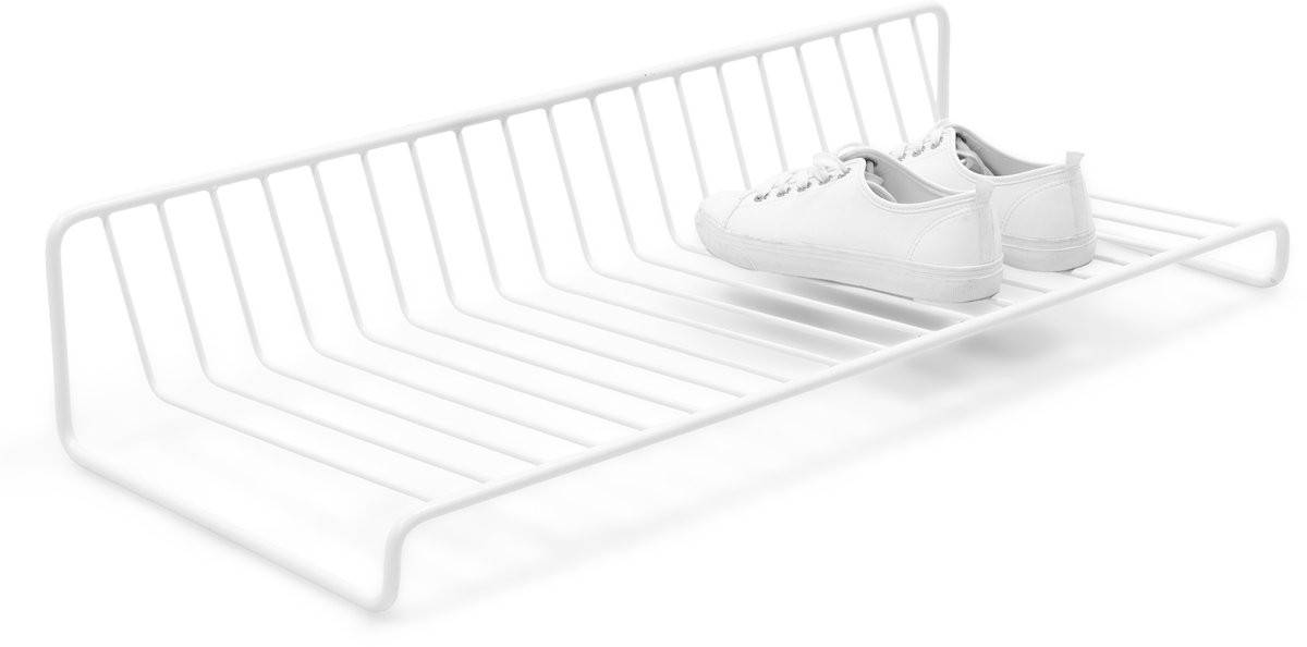 Spinder Design schoenenrek Fino Wit Staal